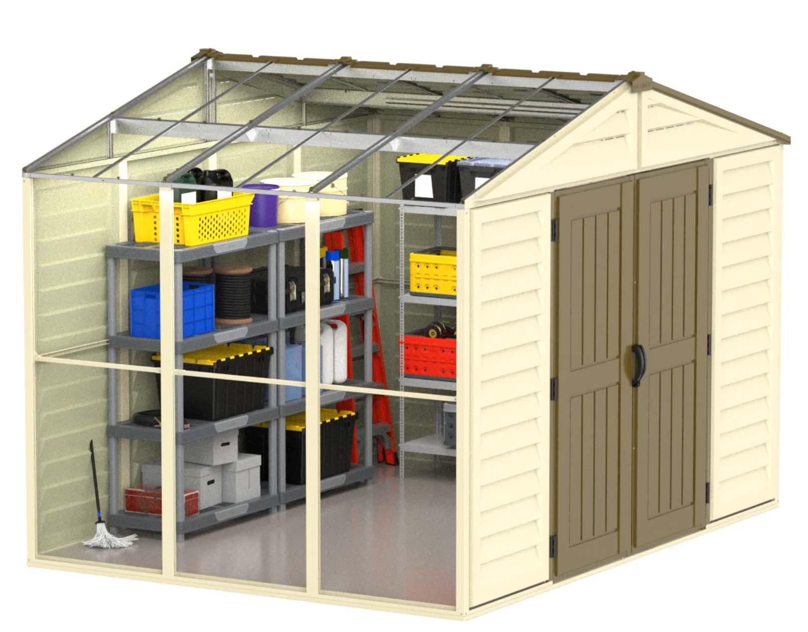 Duramax YardMate PLUS 5 x 8 (4.28 m2) Plastic Garden Shed with
