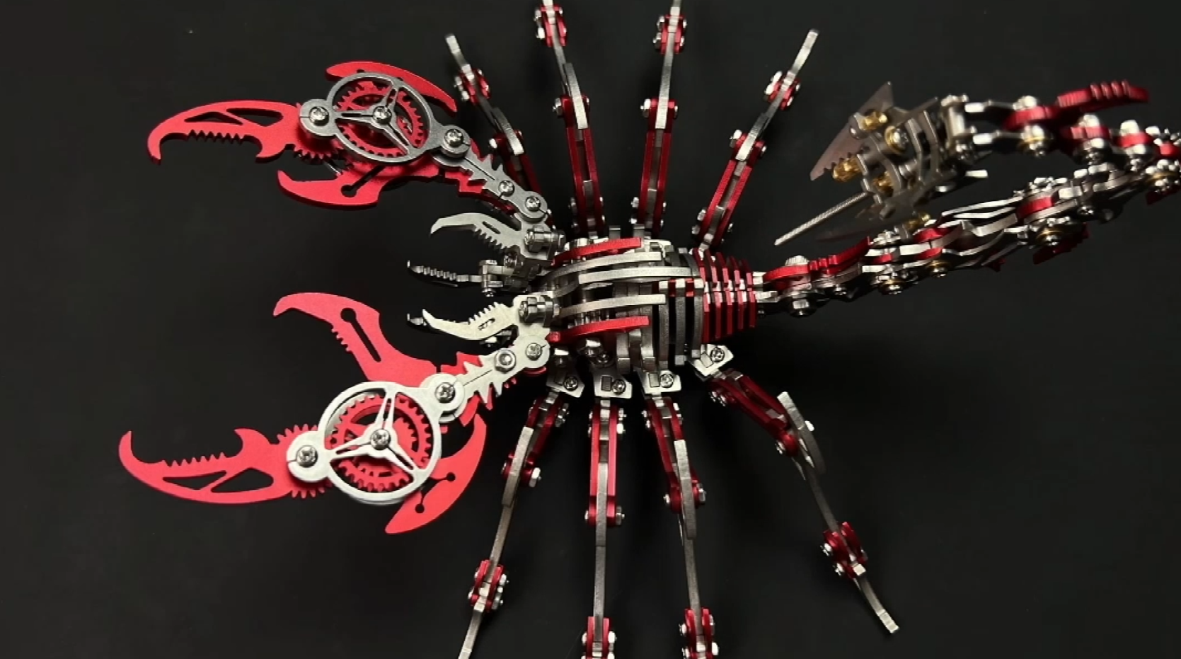 Ranstac Skorpion 3D Metall Puzzle – über 400 Teile Aus Edelstahl 304, 18x17x11 Cm, Für Erwachsene Ab 14