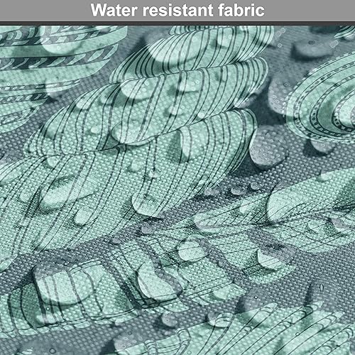 Vista 24 de Ambesonne - Tela multicolor impresa digital por The Yard