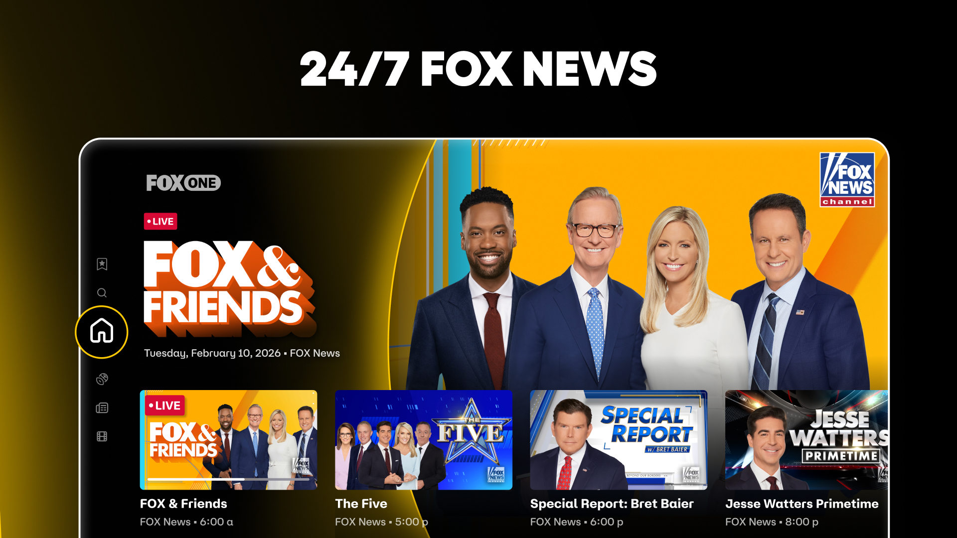 FOX One: Live News, Sports, TV - App on Amazon Appstore