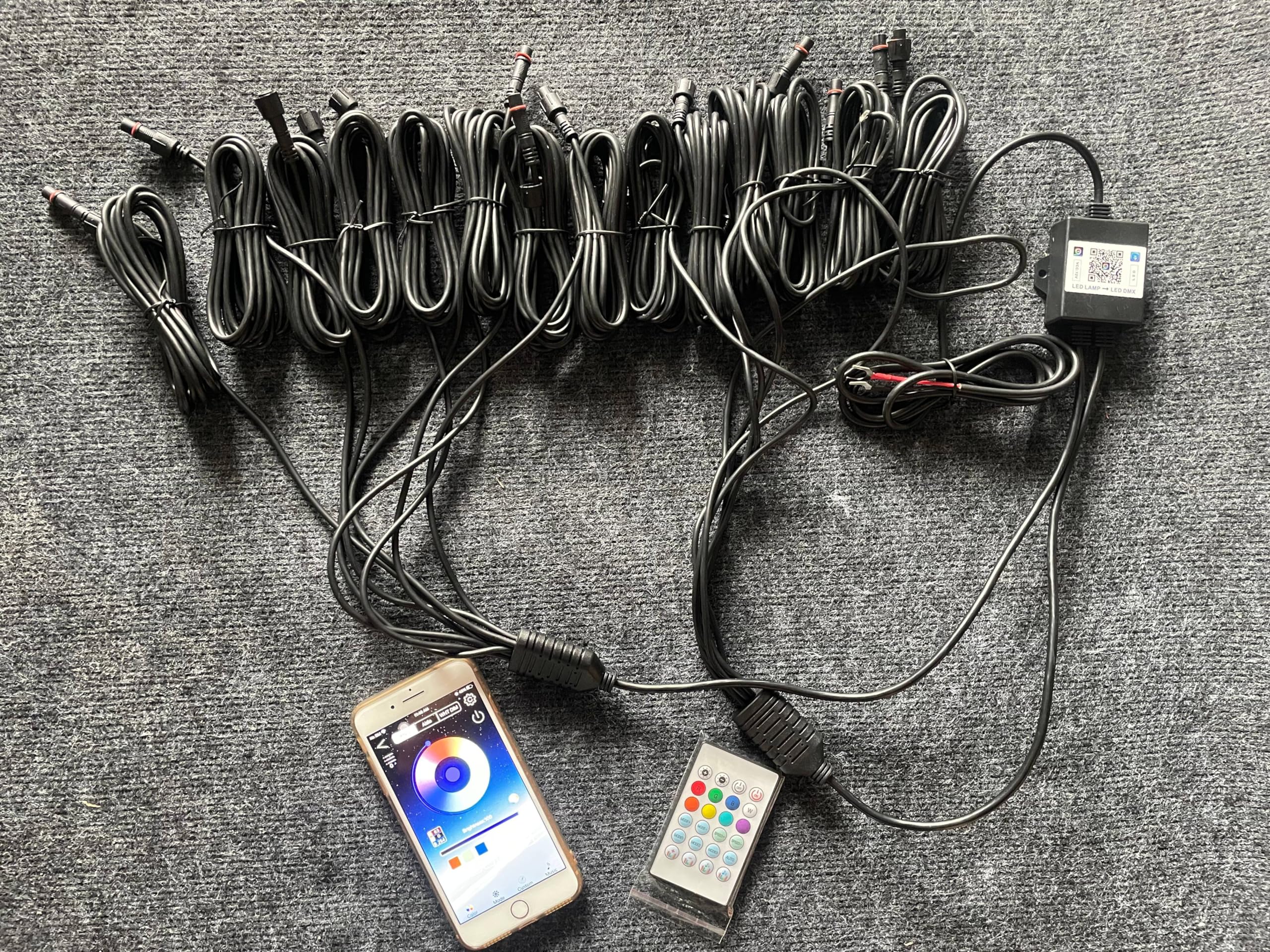 Bluetooth + Remote Control 16PCS 5FT 1.4Meters / 60