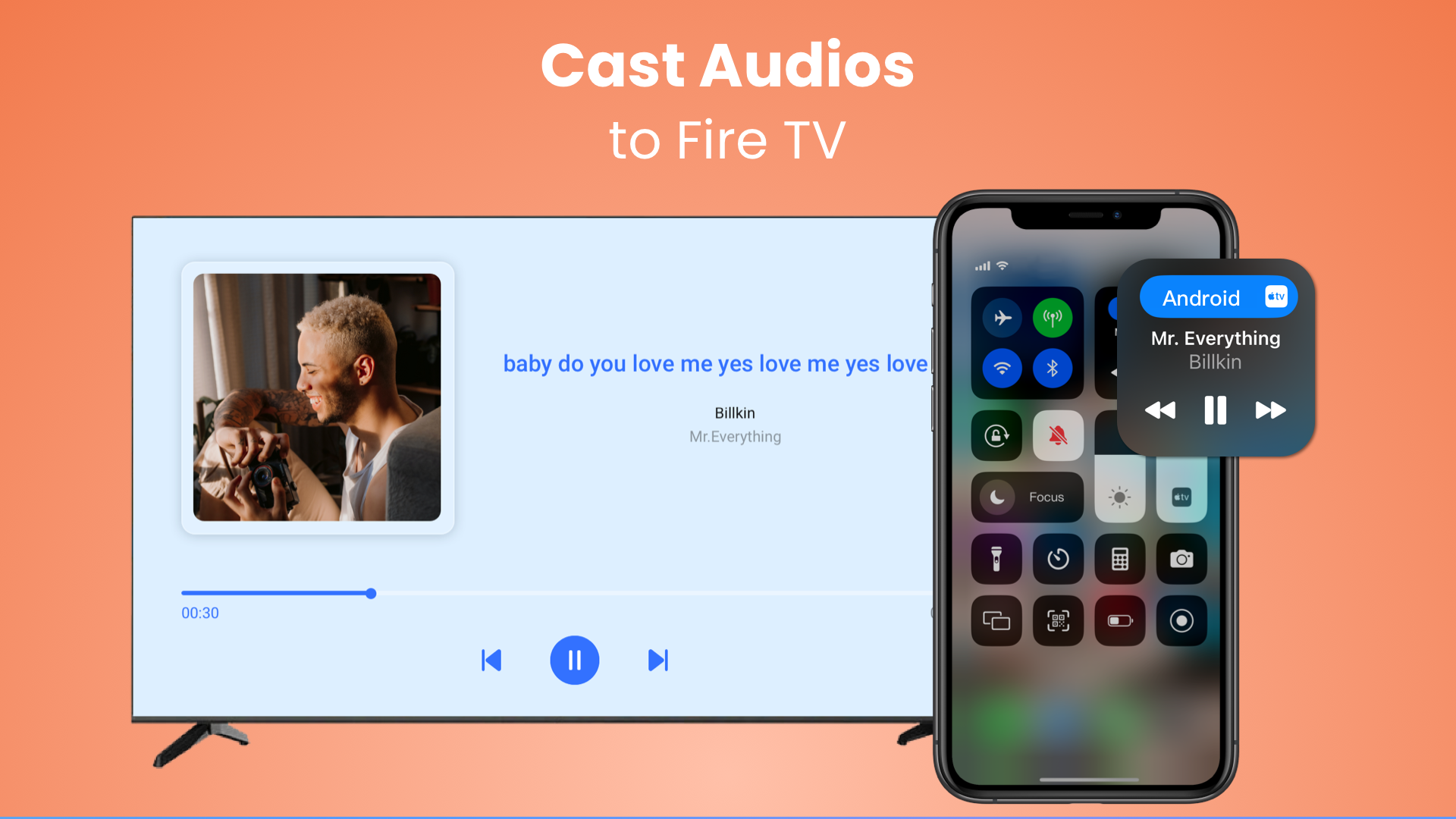 AirPlay Receiver Mirror to Fire for Android