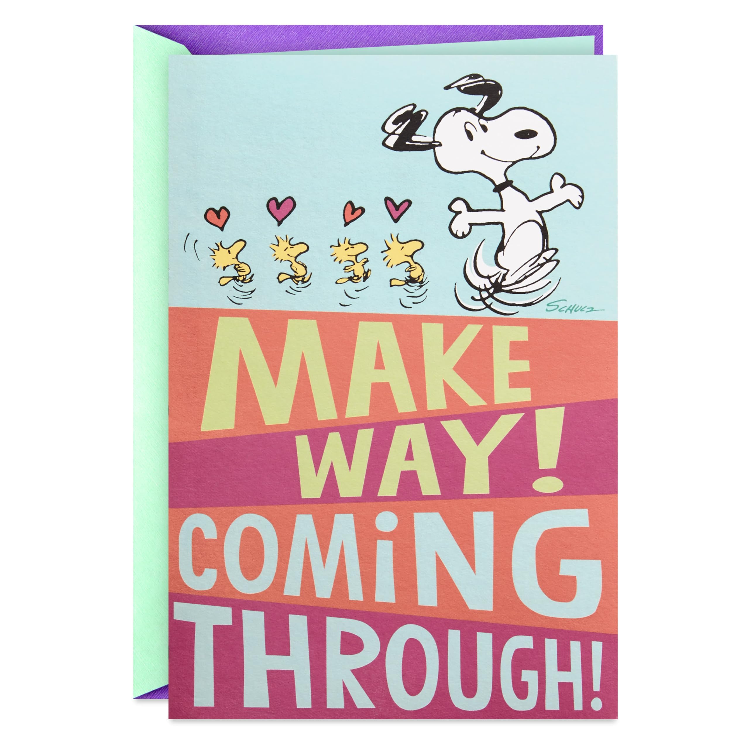 Hallmark Pop Up Peanuts Mothers Day Card or Birthday Card for Mom (Snoopy, Hugs and Kisses for You) (0599MBC7615)