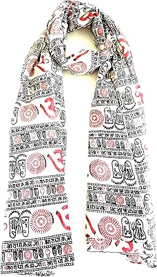 OMAÂ® OM Namah Shivaya Prayer & Meditation Shawl Large Wrap Scarf