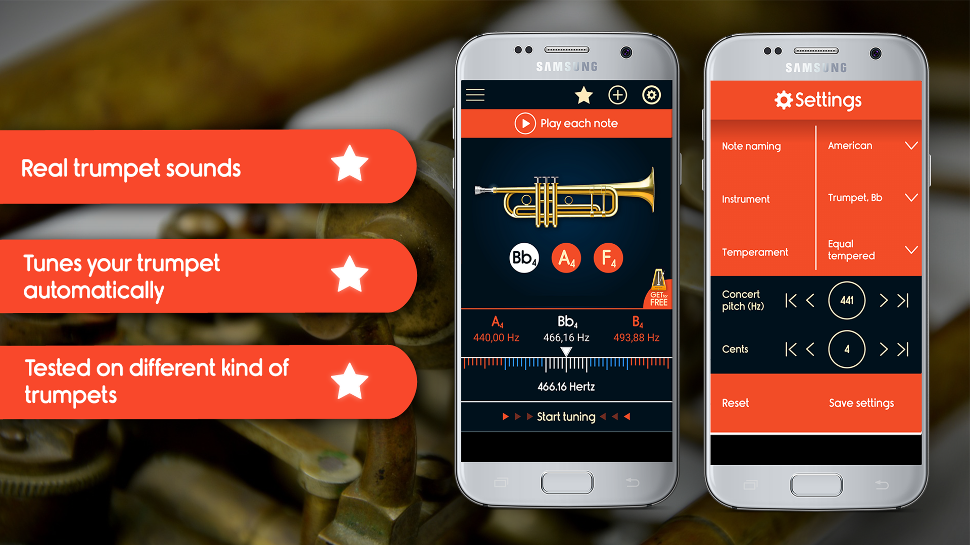 Master Trumpet Tuner App on Amazon Appstore