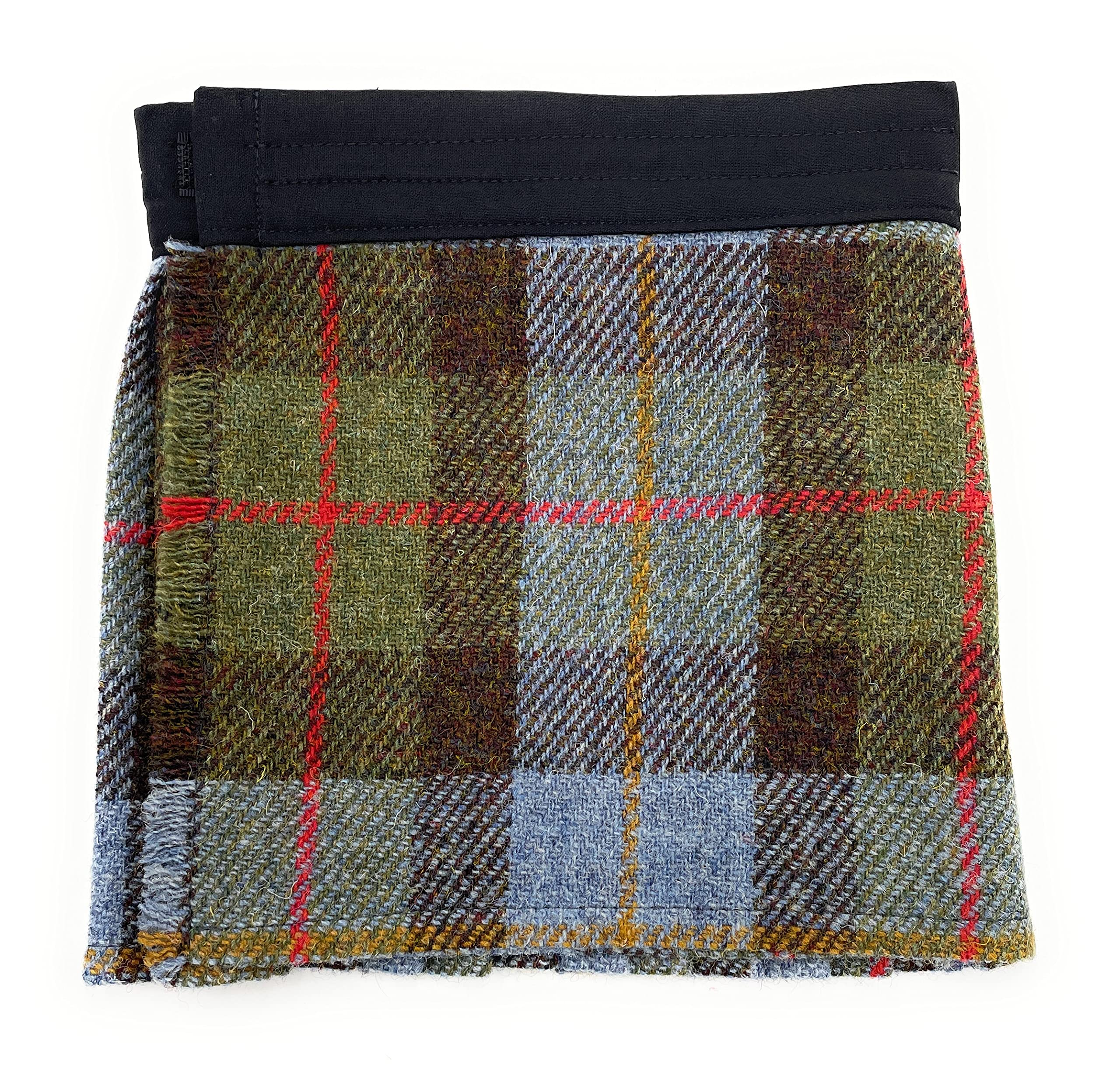 Tartan Tweeds Macleod Tartan Harris Tweed Wool Baby Adjustable Kilt 0-3 Years (2-3 Years)