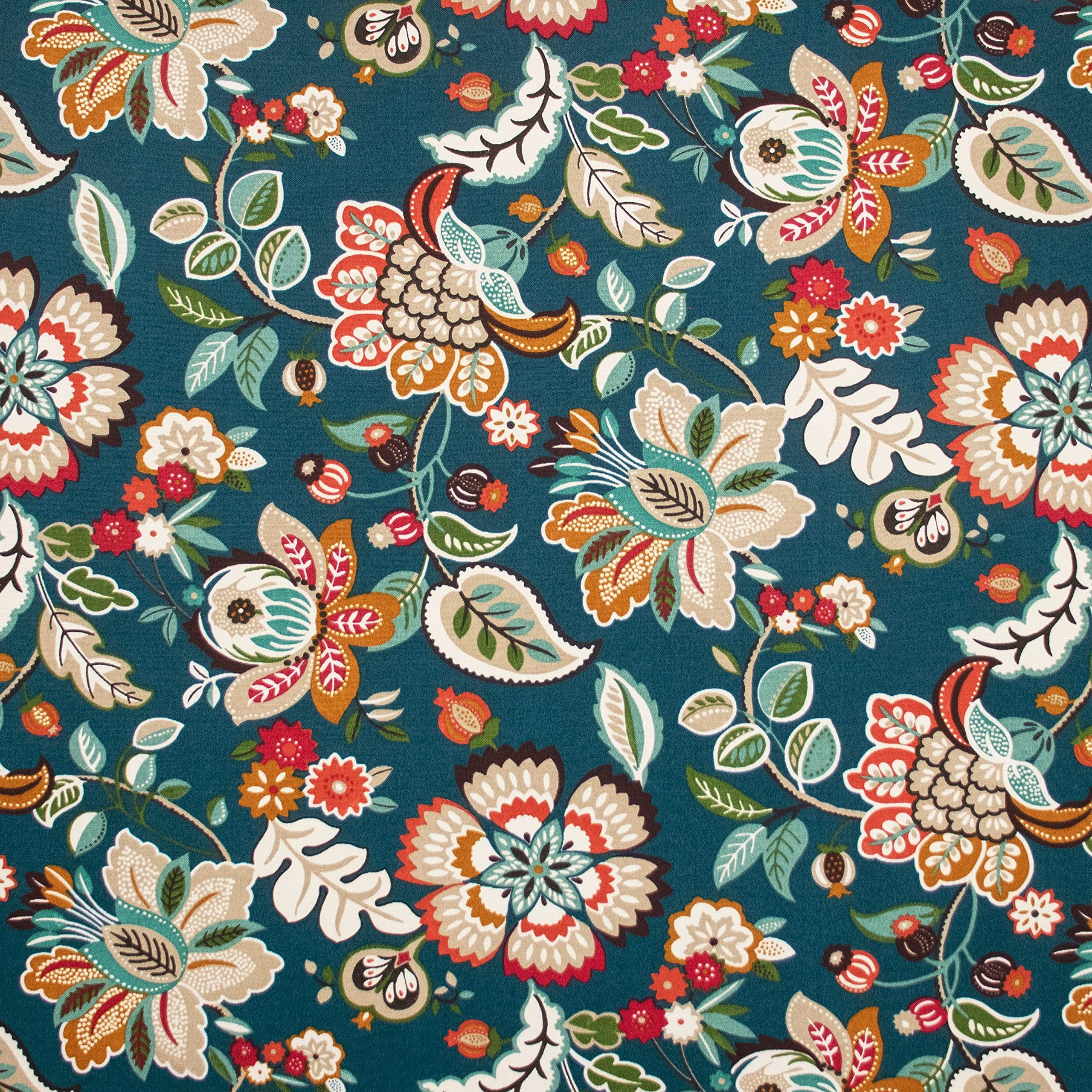 RSH DECOR: Deep Seating Loveseat Cushion Set | 46” x 26” Loveseat | All-Weather Spun Fabric | Outdoor Foam Settee and Pillow Back Cushions for Patio Furniture | Telfair Peacock