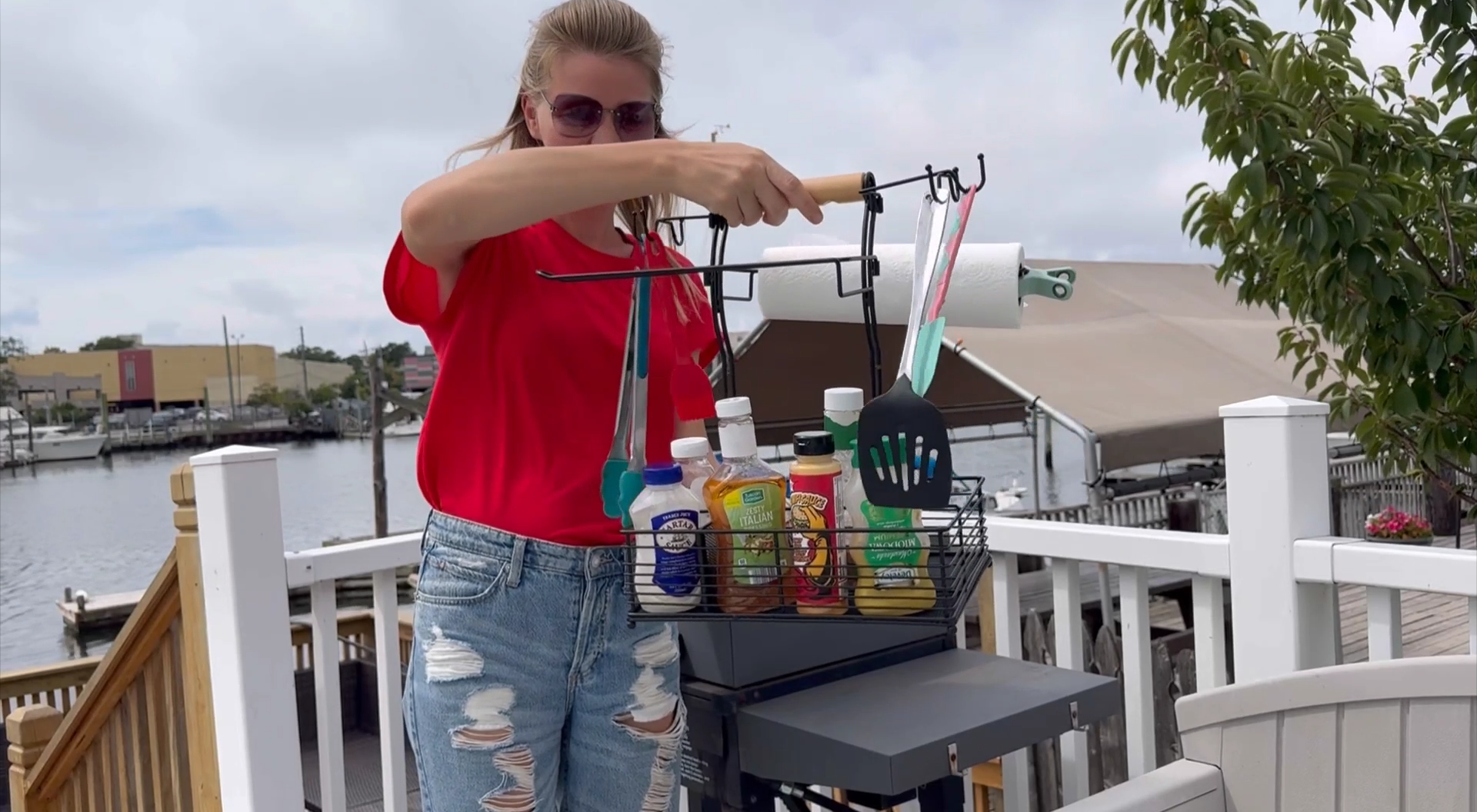 Amazon.com : Concons Grill Caddy, BBQ Caddy for Outdoor Grill