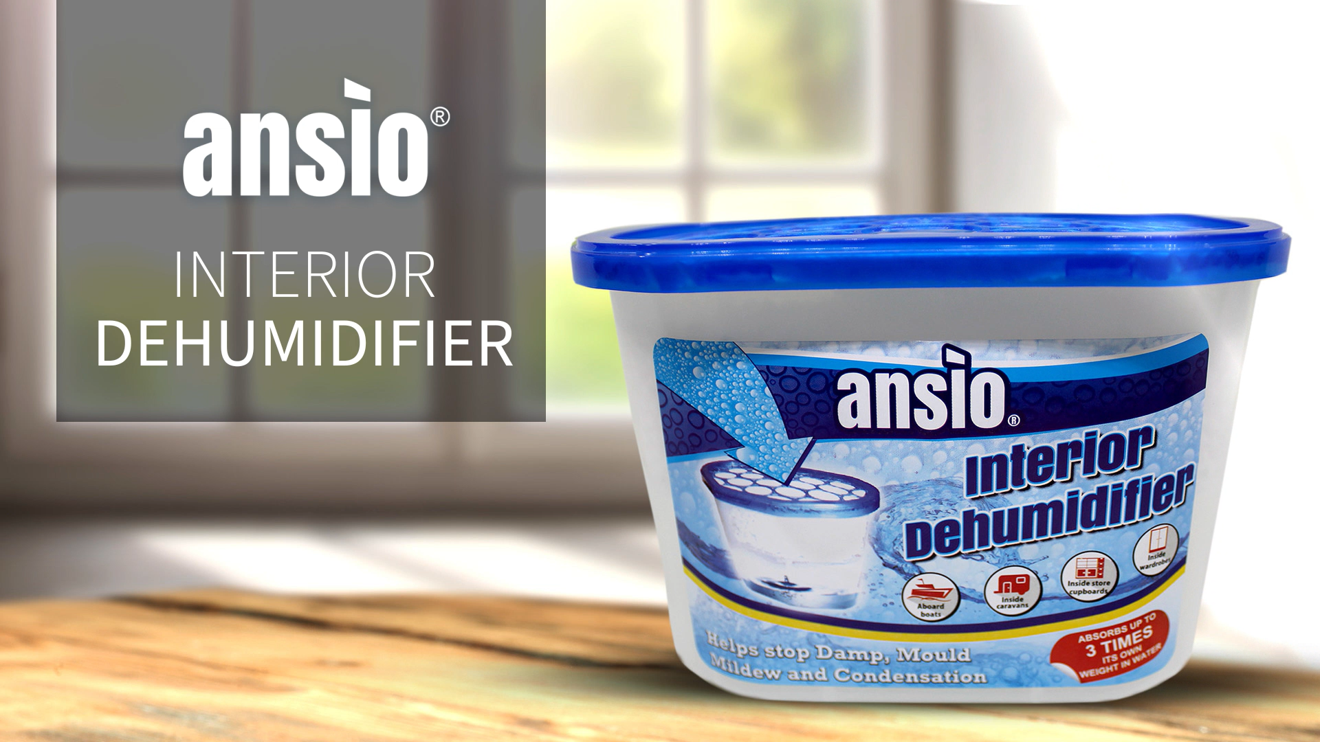 ANSIO Dehumidifier Disposable Pack of 5 Room Moisture Absorber Condensation Remover De Humidifiers for Damp, Mould in Home, Bathroom, Window, House, Kitchen, Wardrobe, Bedroom Interior Moisture Traps : Amazon.co.uk: Home & Kitchen