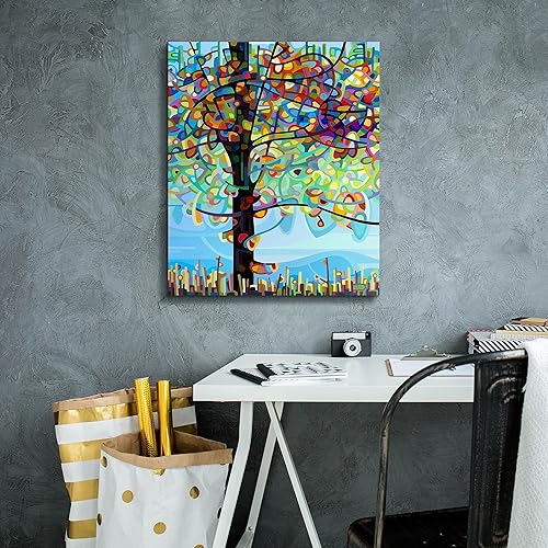 Miniatura 4 de Epic Graffiti 'Along The River' de Mandy Budan, arte de pared en lienzo, 20 x 24 pulgadas