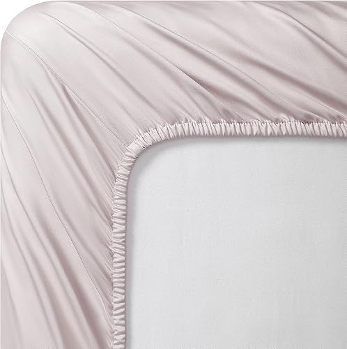 Miniatura 3 de Vera Wang - Juego de sábanas tamaño Queen, ropa de cama de algodón satinado de lujo, 800 hilos, decoración suave y lisa para el hogar (cuarzo rosa,