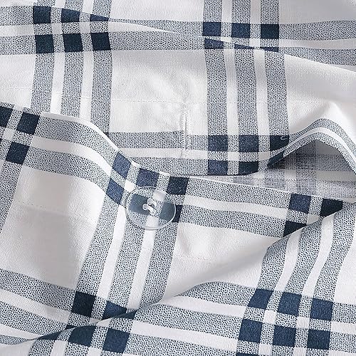 Miniatura 10 de Eddie Bauer - Juego de funda de edredón tamaño King, juego de ropa de cama de algodón con fundas a juego, decoración casual del hogar (azul marino a