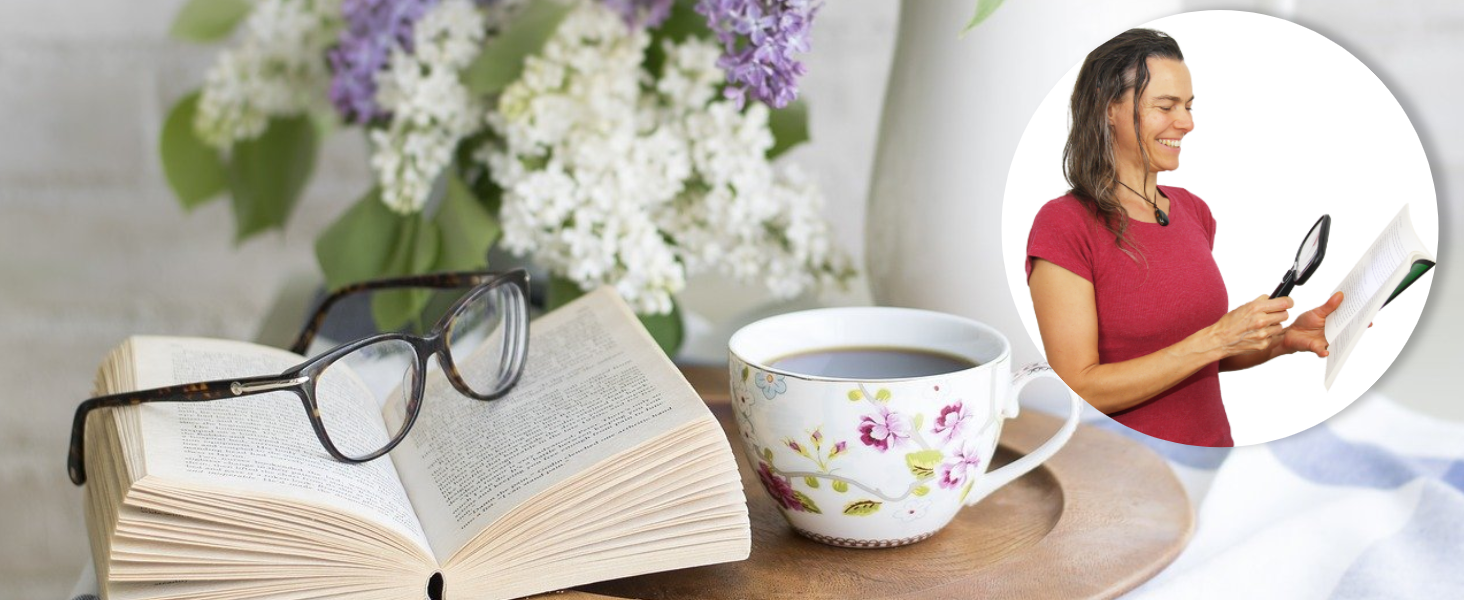 Loupe Grossissante Avec Lumiere EasY Magnifie Loupe De Lectue 2.0X/4.0X Avec Lumiu00e8e LED Lunettes Loupe