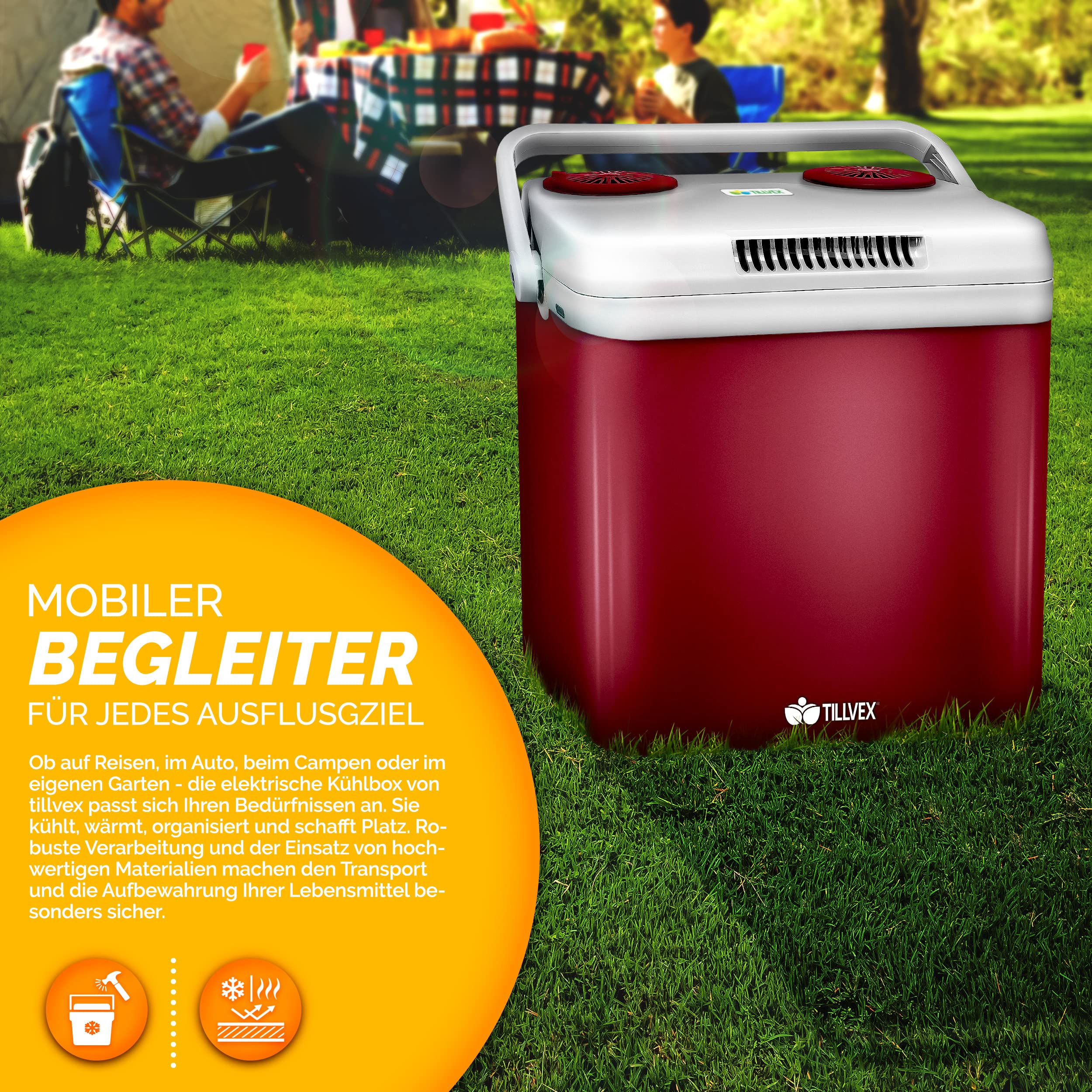 MOBICOOL Mirabelle MM24 DC elektrische koelbox, 20 liter, 12 V voor