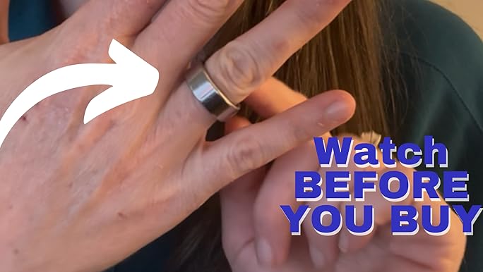 Amazon.com: Oura Ring 4 - Silver - Size 6 - Size Before You