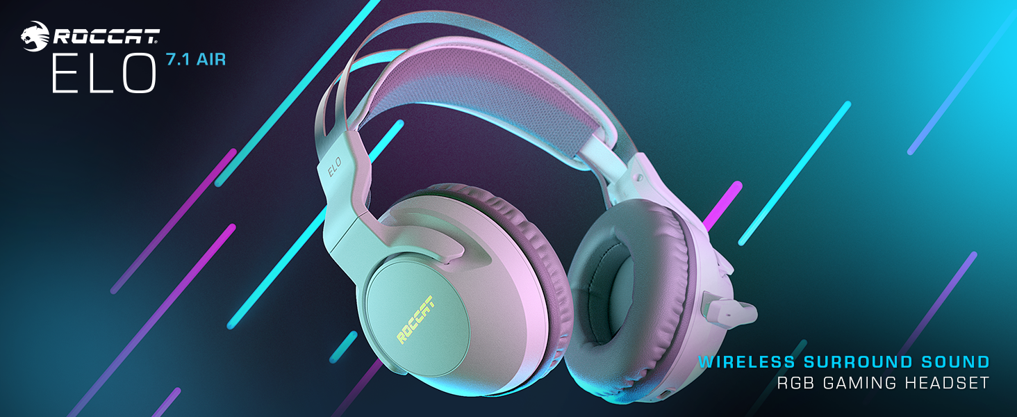 Amazon.com: ROCCAT Elo 7.1 Air PC Wireless Gaming Headset