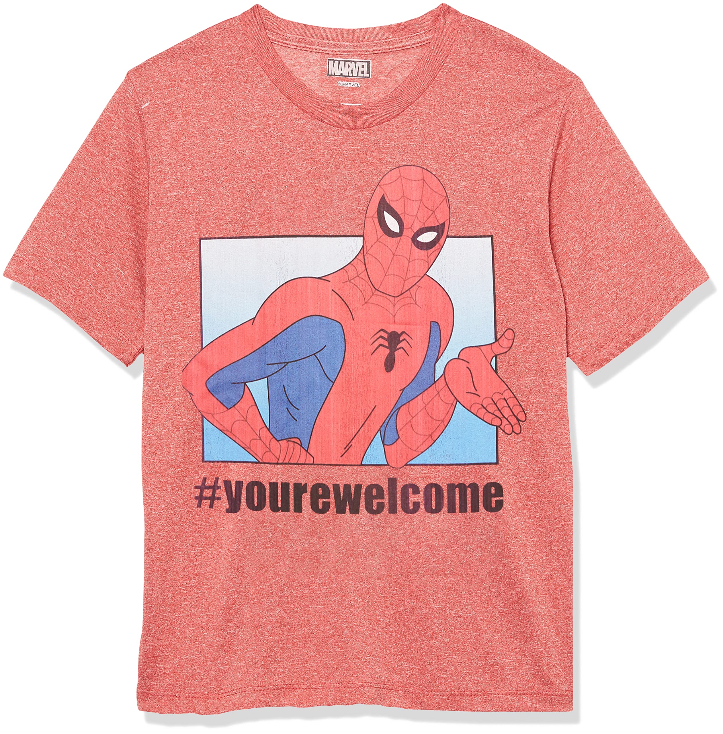 T-shirt Marvel Little Big Classic garçon en coton à manches courtes