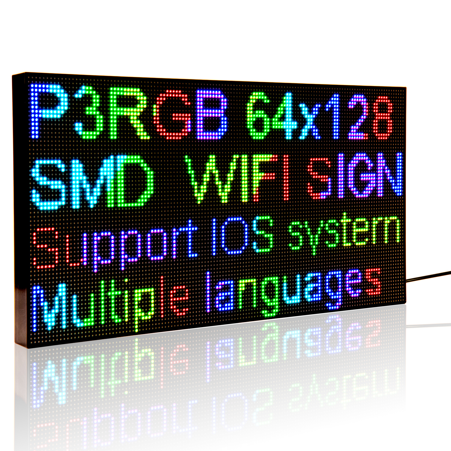 LED Laufschrift Laufschild Werbebildschirm Display P10 (Neu (gemäss