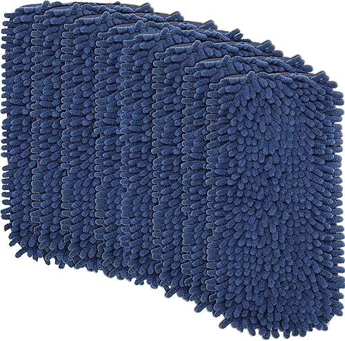 LTWHOME Almohadillas de repuesto de chenilla coral de 12 pulgadas (paquete de 8)