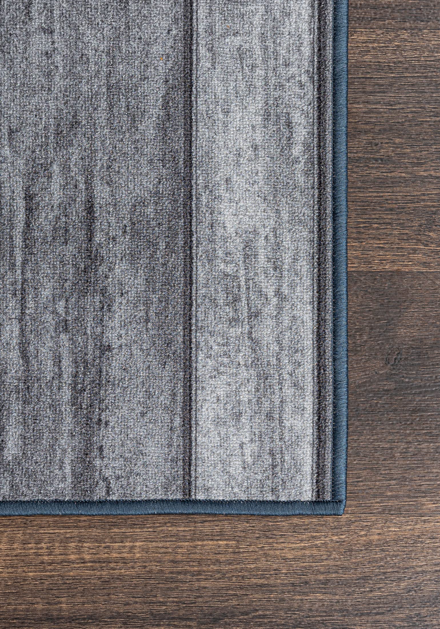 Mazovia rutschfest Teppich Läufer Flur - Modern Muster Teppichläufer - Kurzflor Flurläufer für Vorzimmer, Küche - ÖKO-TEX Zertifiziert - Meterware Grau - 67 x 400 cm