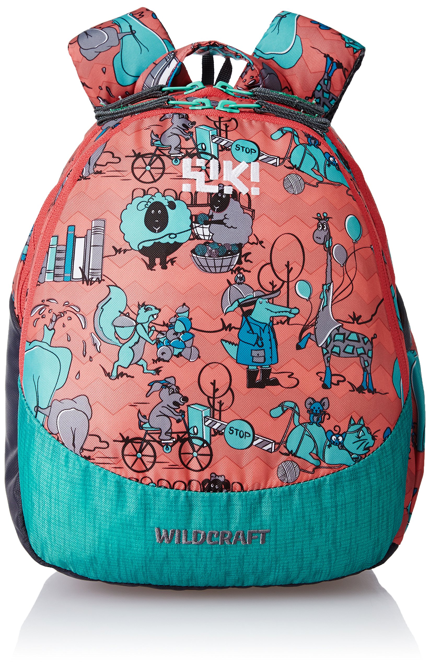 wildcraft Polyester 10 Ltrs Pink School Backpack (Wiki Zoo 1)-picture-47