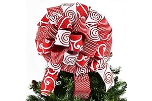 Pink Candy Christmas Tree Topper