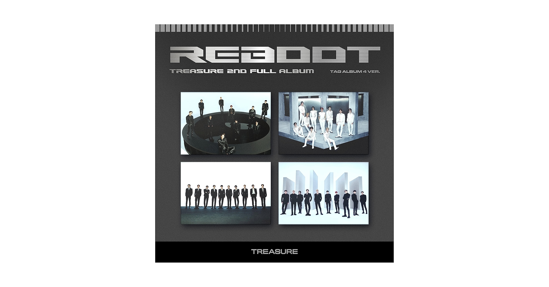 TREASURE - TREASURE 2ND FULL ALBUM [REBOOT] YG TAG ALBUM