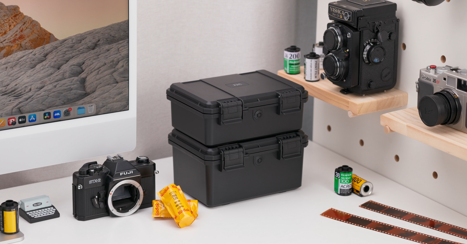 Amazon | JJC 135 フィルムケース 35mmフィルム 15ロール 35mmフィルム