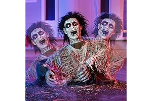 JOYIN Halloween Animatronic Zombie Groundbreaker for Spooky Outdoor Decor