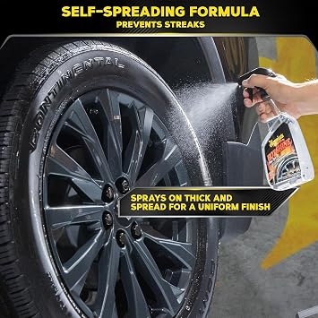 Meguiar's G1224 Hot Shine Tire Spray - 24 Oz Spray Bottle