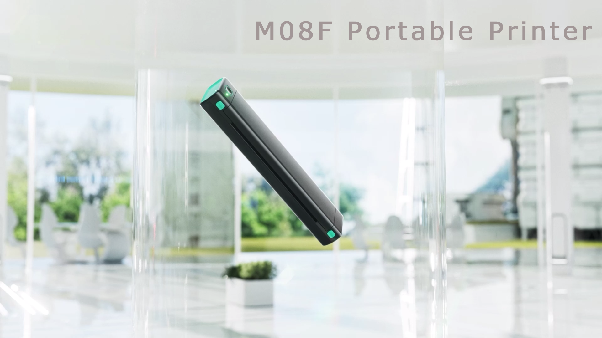 Mini Portable Bluetooth Thermal Printer – Wireless, Inkless, Prints Anywhere On A4, Letter & More