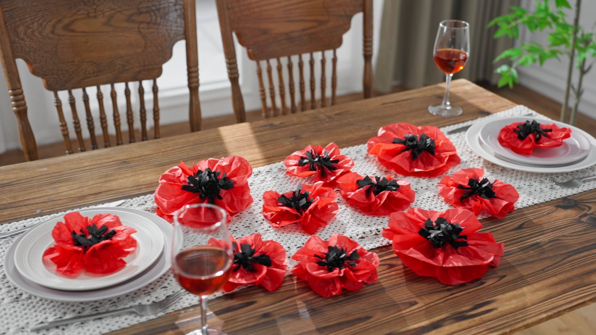 Amazon.com: WILLBOND 18 Pcs Artificial Red Poppy Flowers Veterans