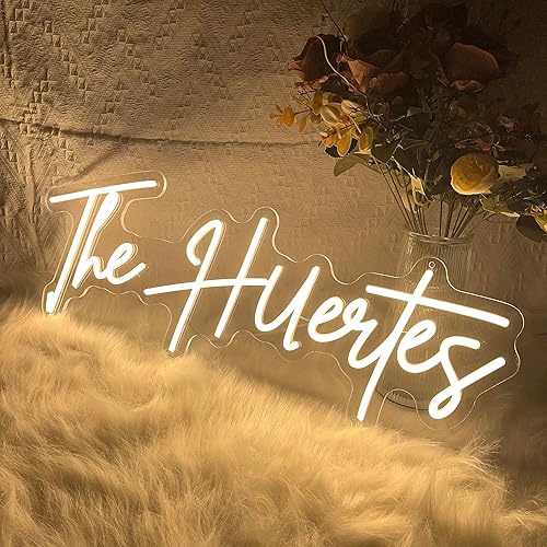 Letreros de neón personalizados con luces LED de neón personalizables para decoración de pared, luces de neón personalizadas para bodas, fiestas de