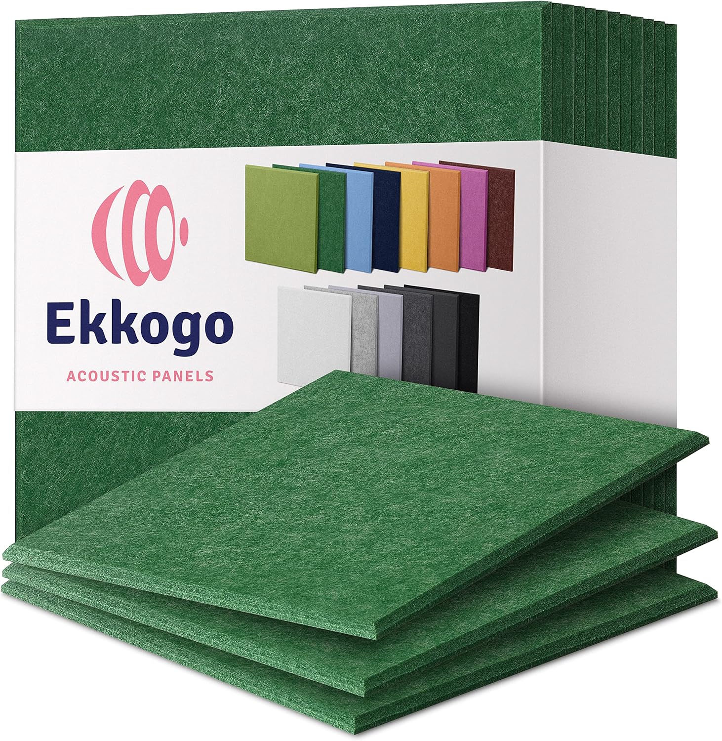 Ekkogo Acoustic Panels 12Pack Soundproof Wall Panels 12