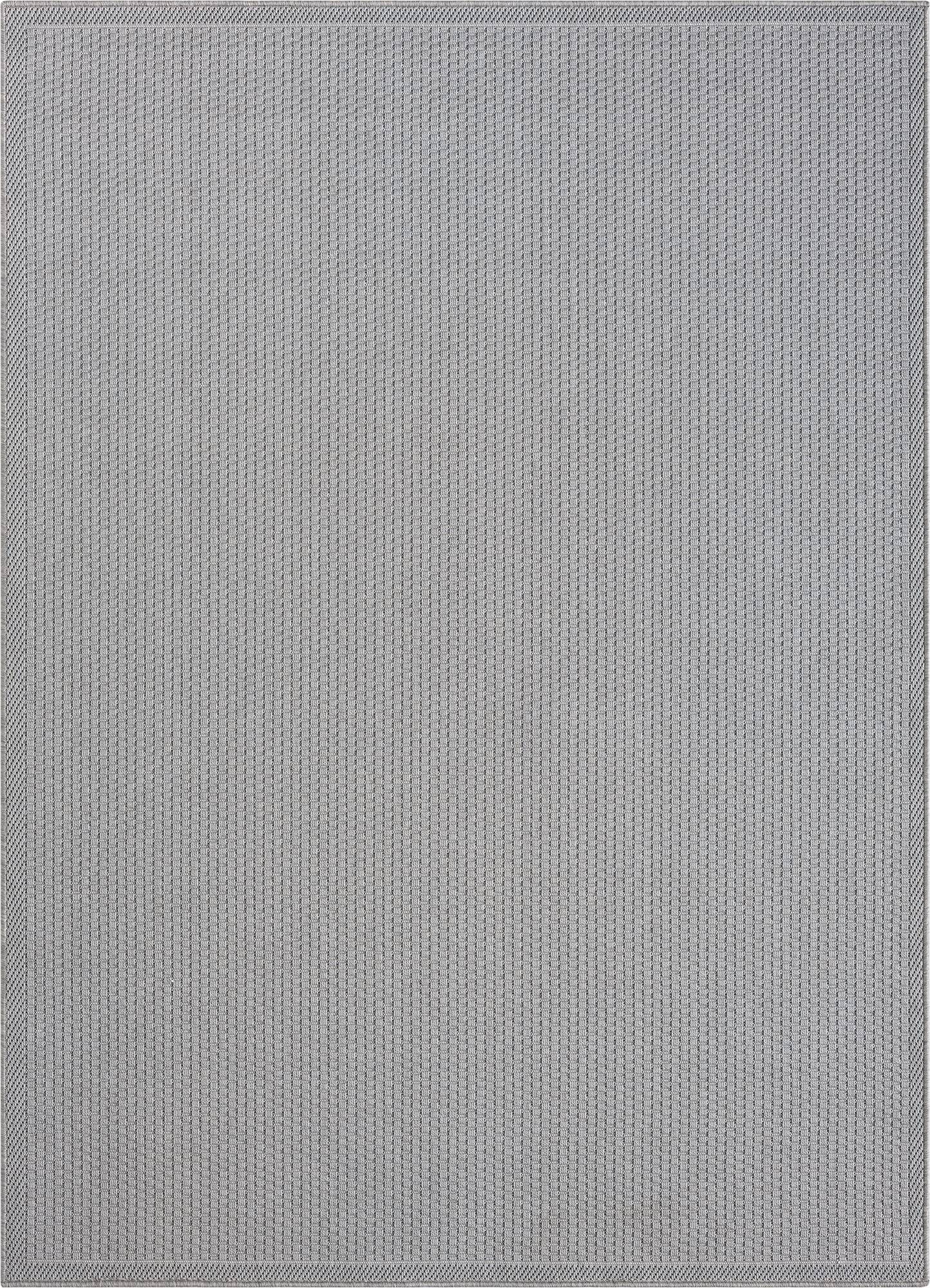the carpet Toulouse - In- und Outdoor Teppich für Wohnzimmer und Küche - Pflegeleicht, Wasserabweisend, Robust und Strapazierfähig, Grau, 160 x 220 cm