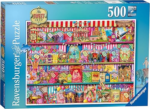 Ravensburger The Sweet Shop - Rompecabezas de 500 piezas para adultos y niños a partir de 10 años