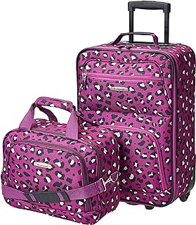 Rockland Fashion Softside Upright Luggage Set