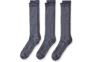 Wrangler Men's Lightweight Performance Dri Boot Socks