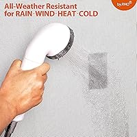 Vista 5 de by.RHO Kit de cinta para reparación de mosquitero (Negro, 2" x 4,6 m) para desgarros y agujeros en mosquiteros de ventana y puerta. Cinta adhesiva