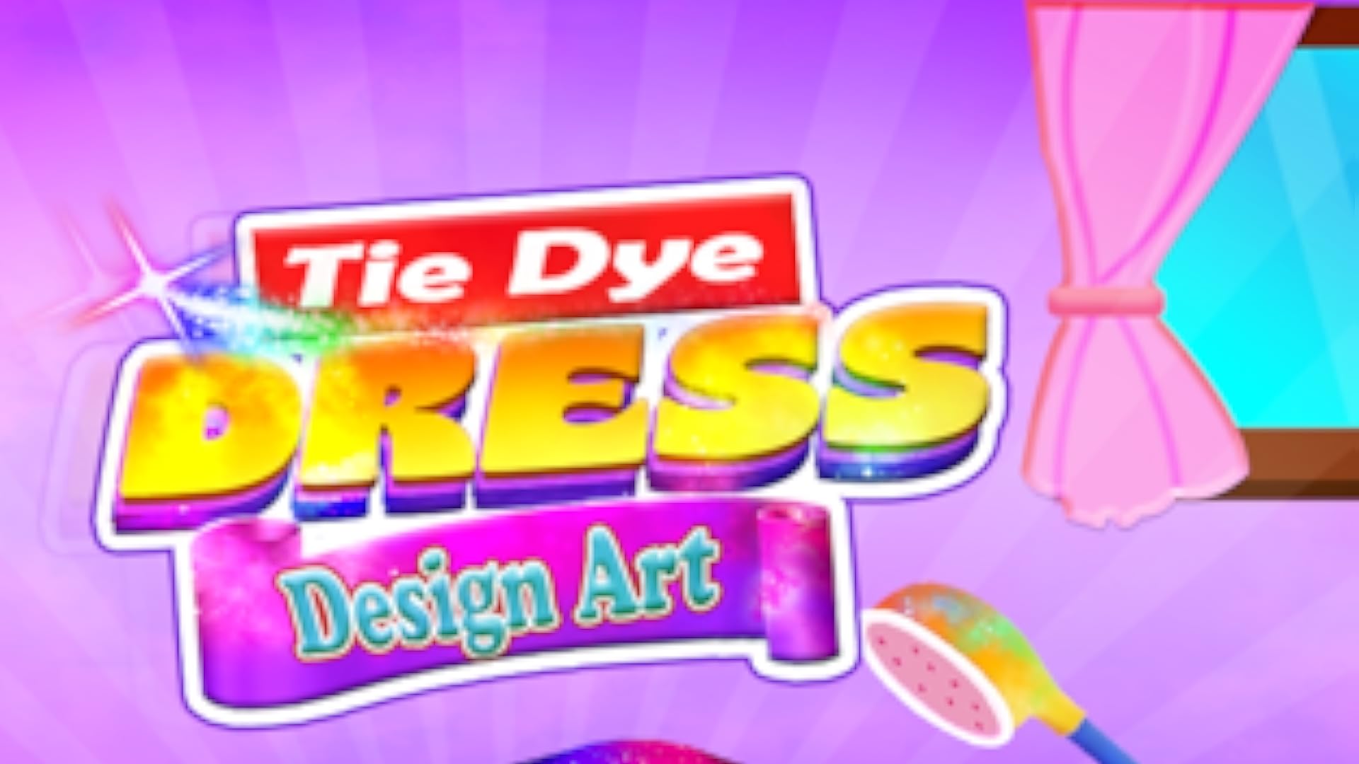 Tie Dye Dress Design Game App on Amazon Appstore