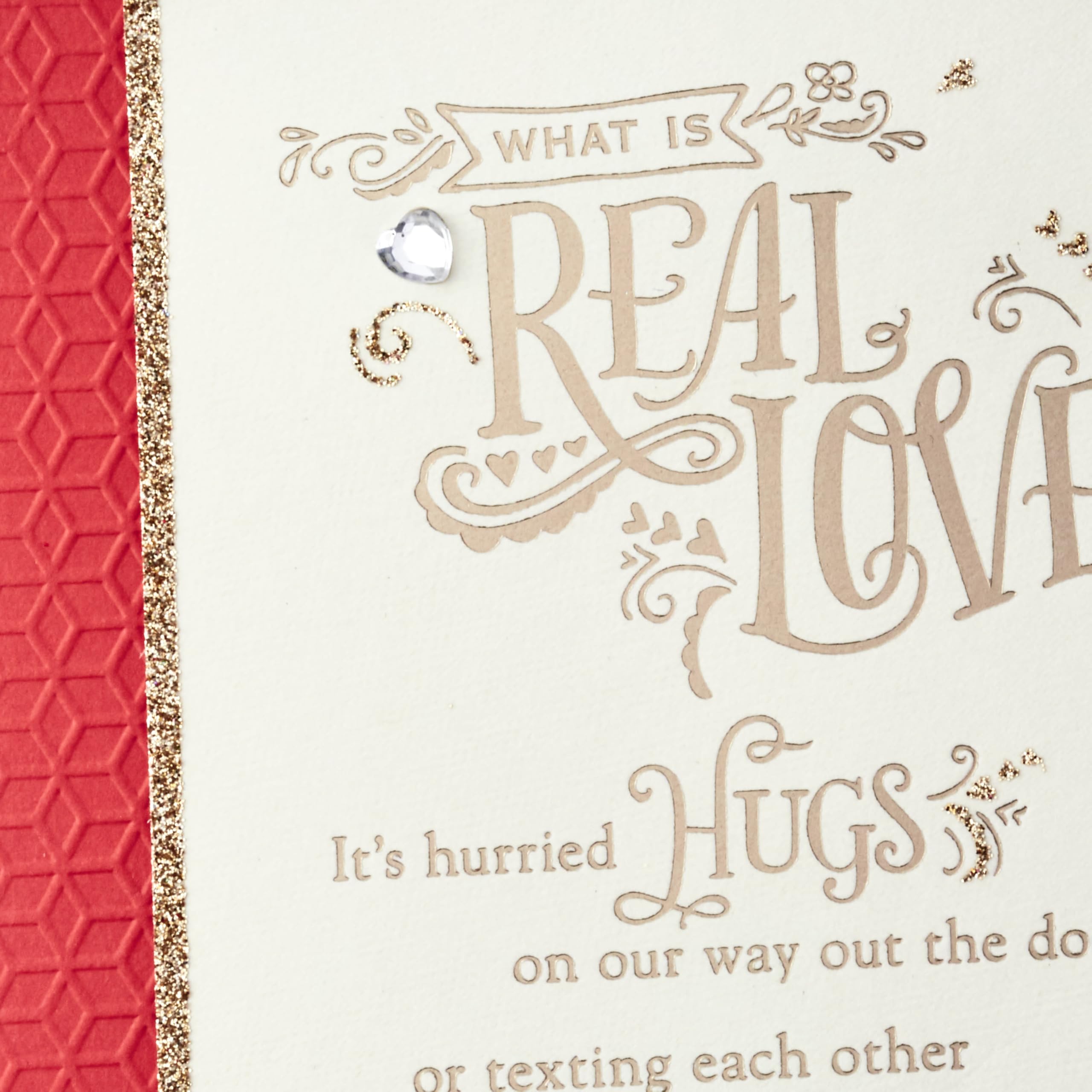 Hallmark Valentines Day Card for Husband, Wife, Boyfriend, Girlfriend (Real Love) Anniversary Card, Love Card