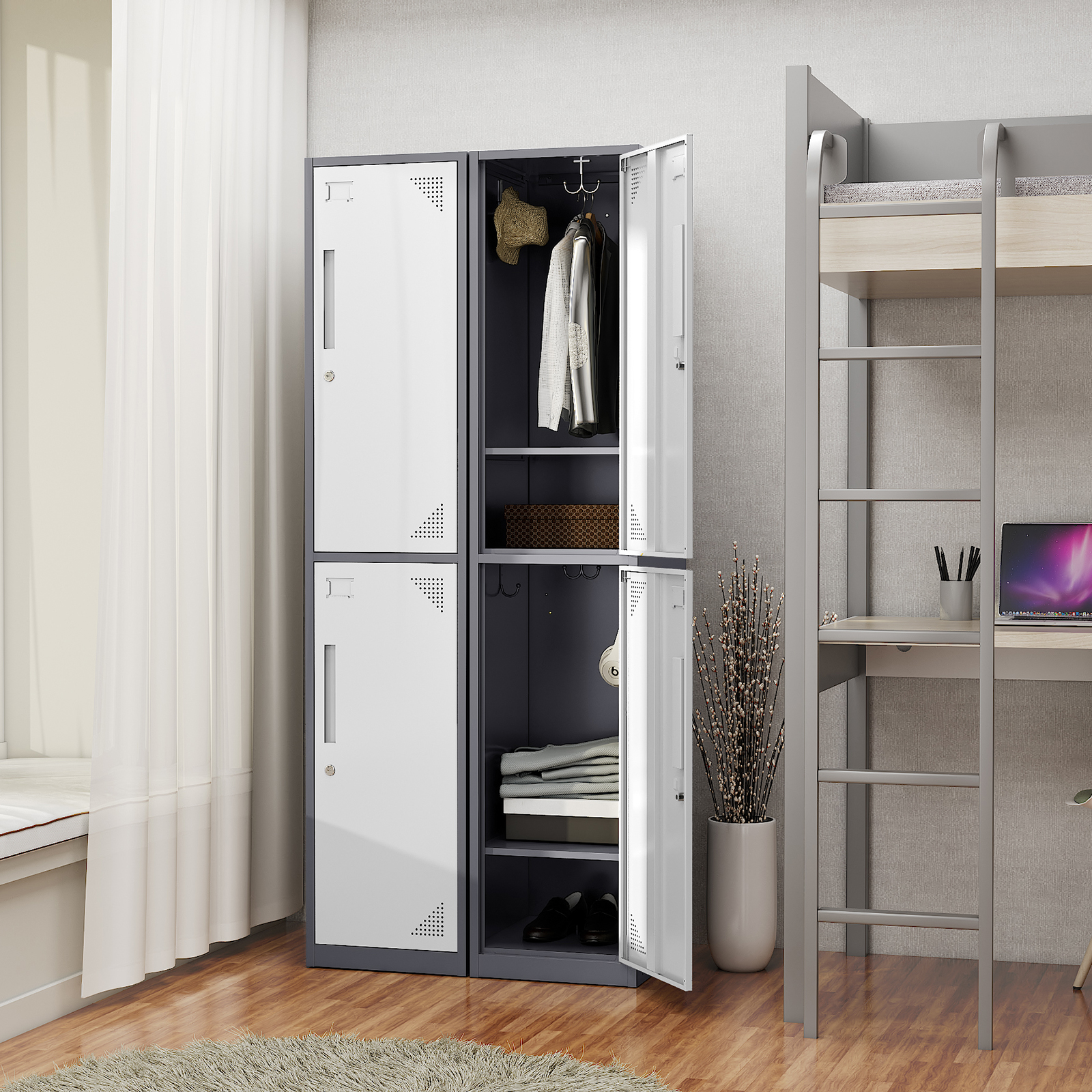 Amazon.com: PEUKC Metal Storage Cabinet, 71