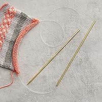 Vista 2 de Loops & Threads Agujas de tejer circulares de plástico de 29 pulgadas, agujas de tejer de 1/0.089 in para hilo de EE. UU., 1 paquete