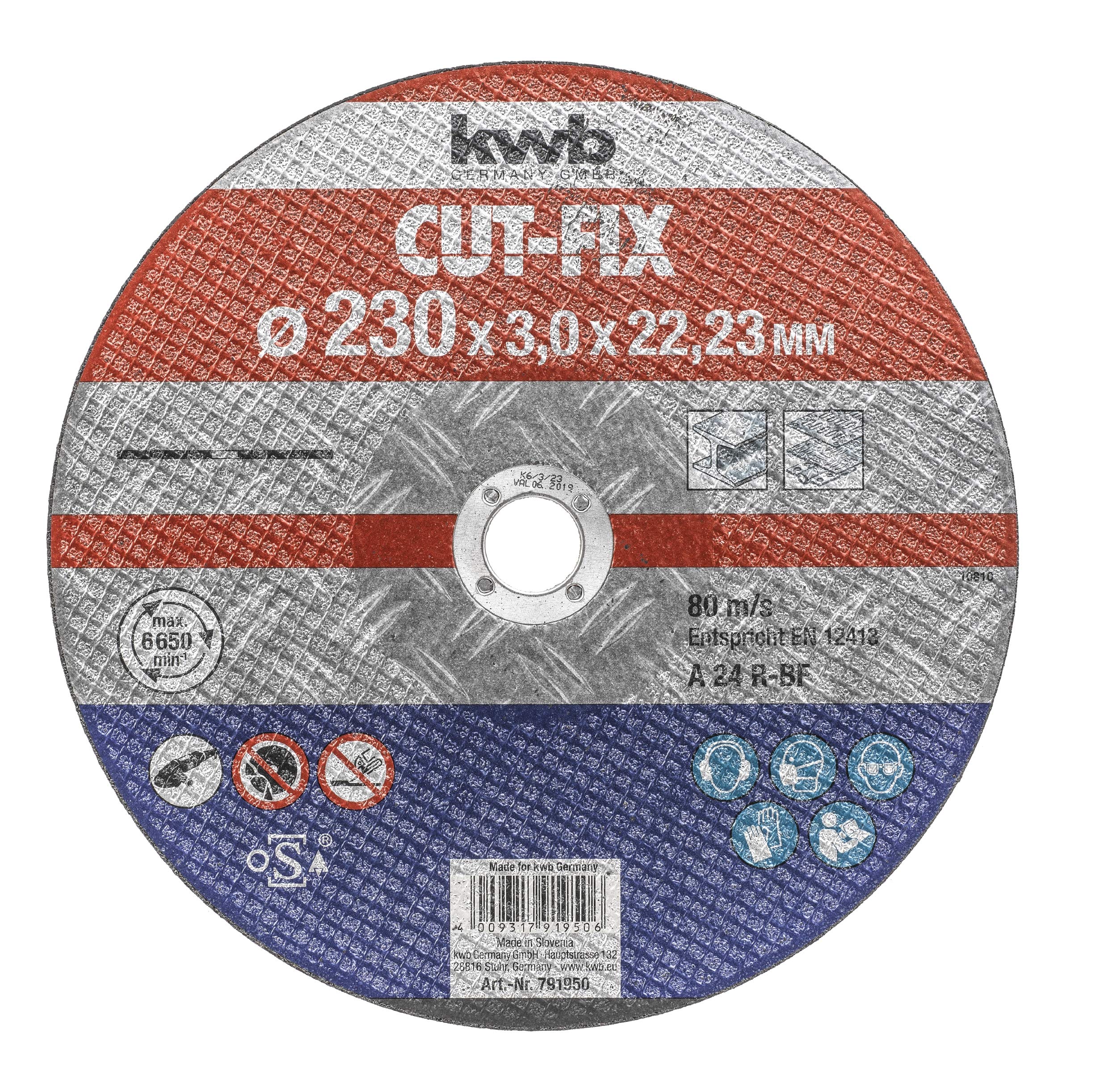 KWB 49791950_1 Disco CUT-​FI x recto metal 230 x 3 x 22 mm