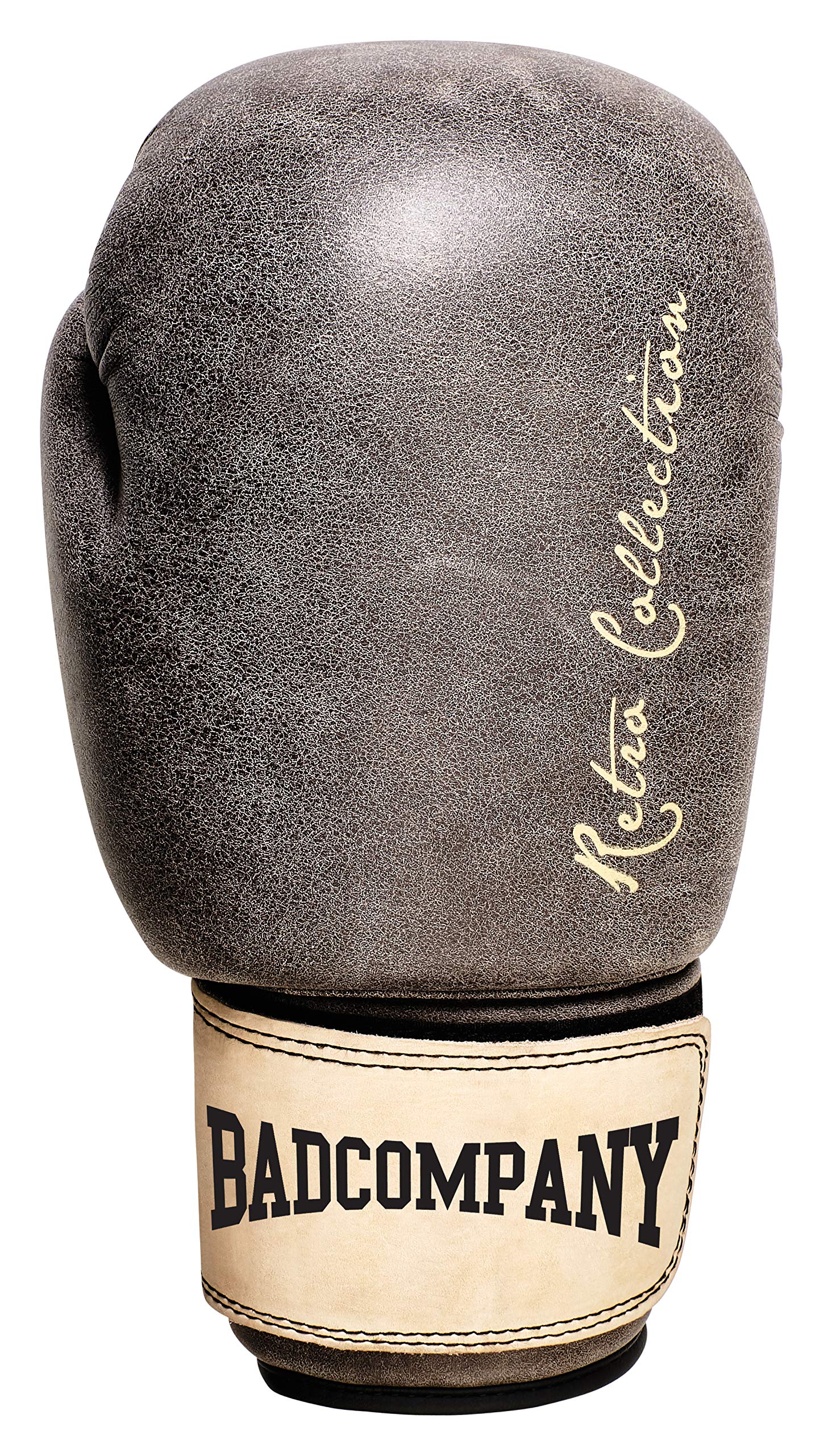 Bad Company Deluxe Rétro Cuir de Vachette Gants de Boxe Marron – Classique Gants de Boxe avec système d'aération (Airy Système de)