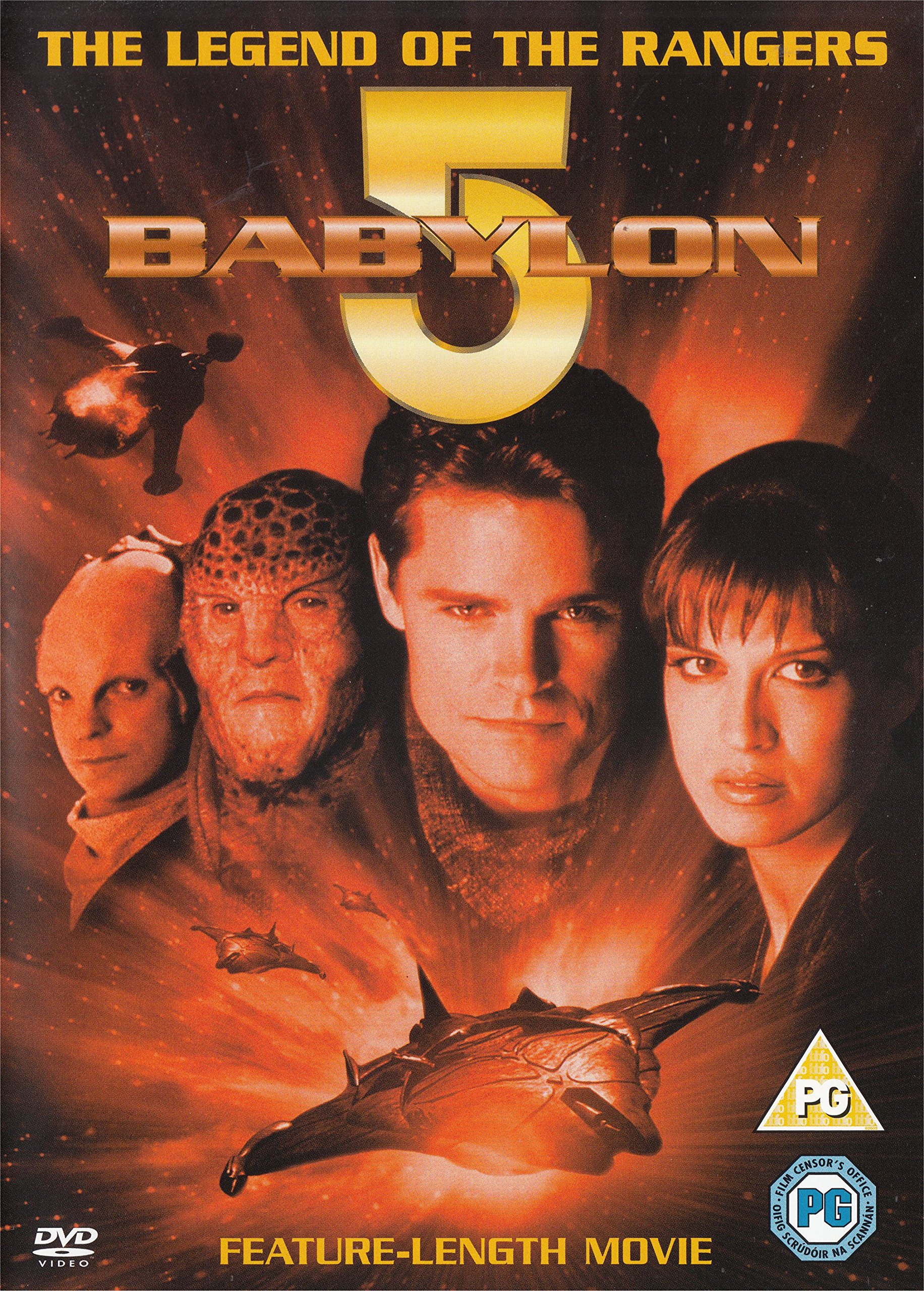 Película Babylon 5-Legend of the Rangers en DVD importación Reino Unido, ciencia ficción clásica
