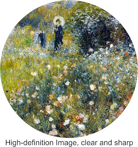 Miniatura 7 de Mujer con un parasol en un jardín de Pierre-Auguste Renoir Reproducciones de pintura Tamaño enmarcado 36 x 30 pulgadas, tamaño de la imagen 30 x 24