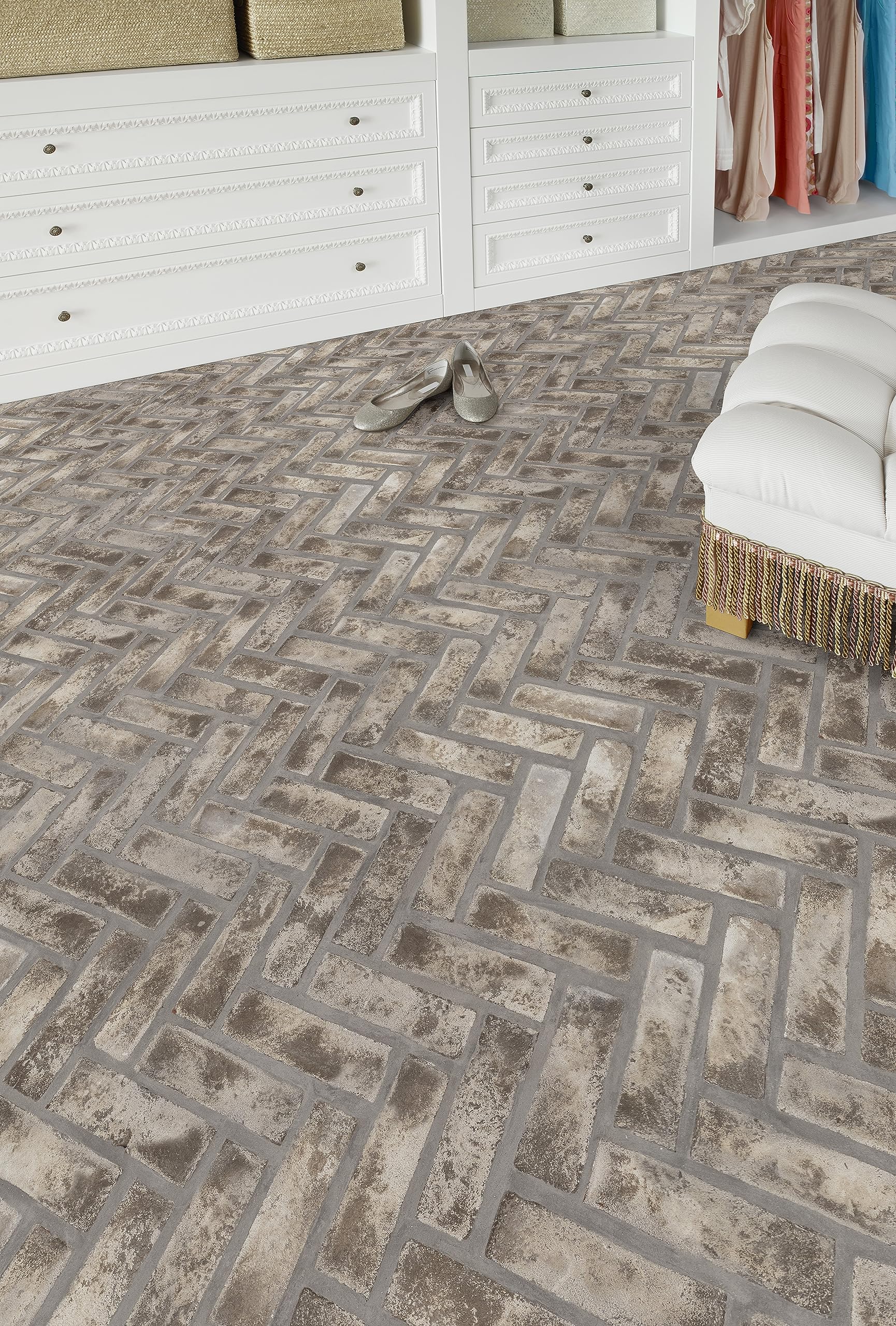 Brick Look Floor Tile MSI Doverton Gray 12.5 In. X 25.5 In. Clay Brick — free download