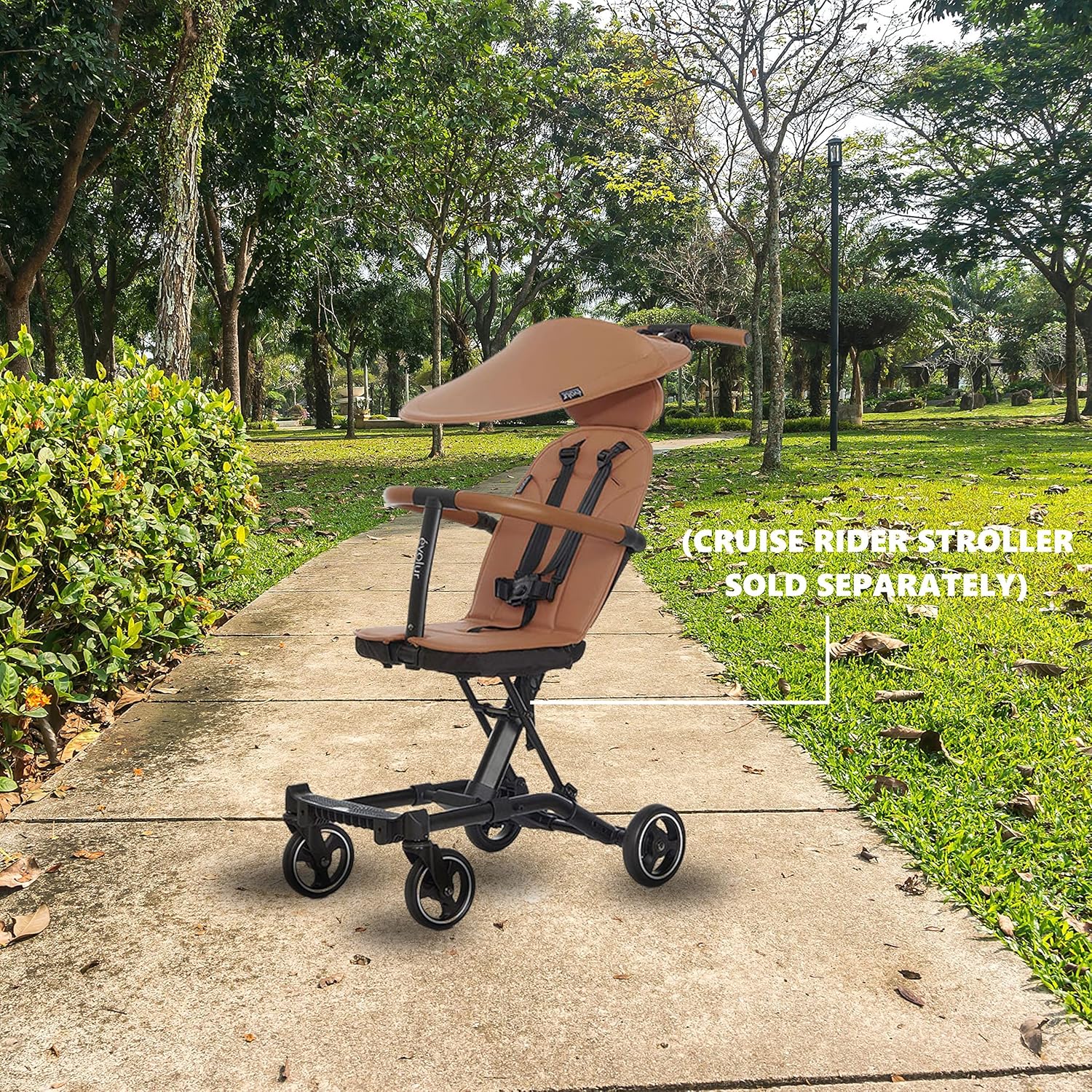 Evolur Cruise Rider Canopy in Cognac