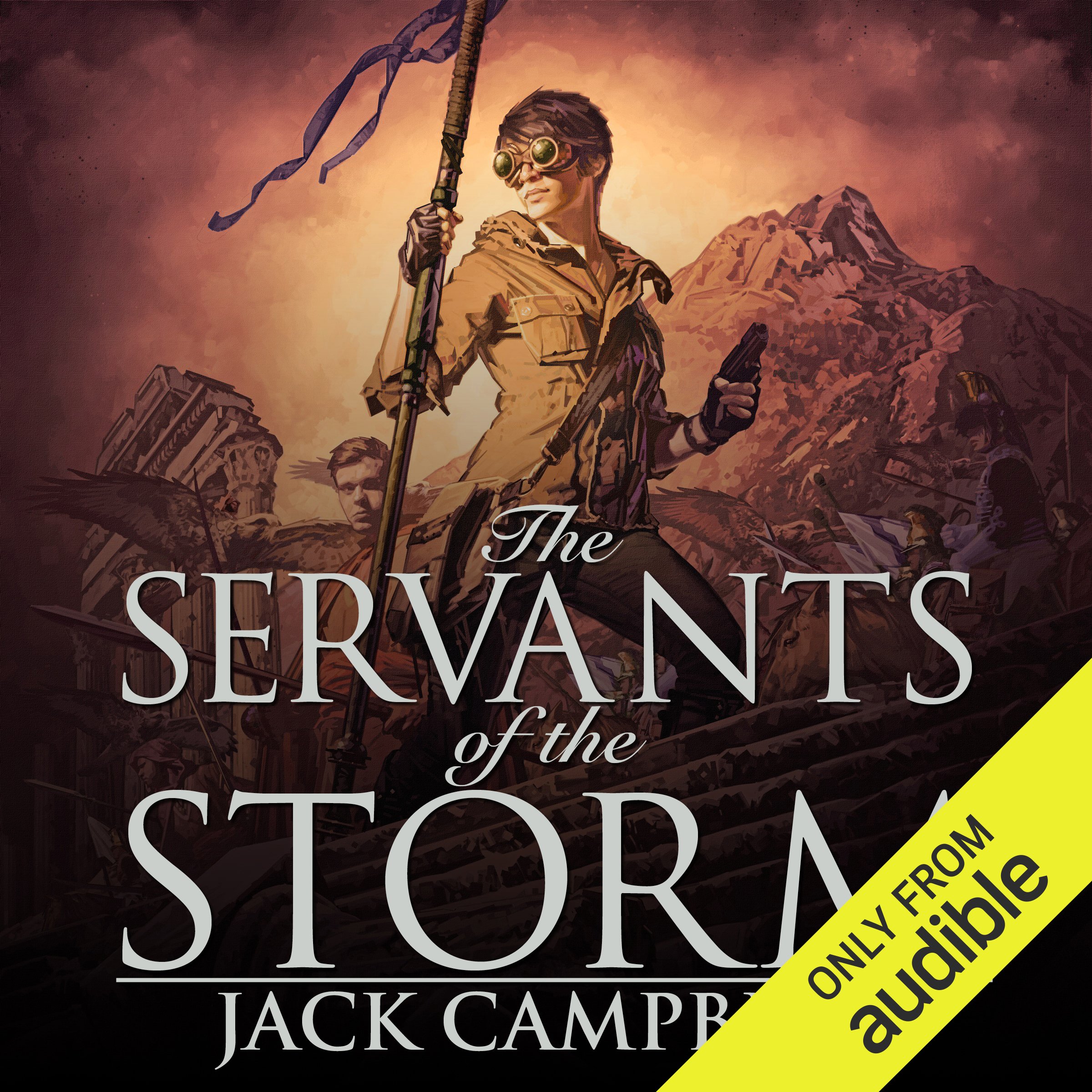 Cover art for The Servants of the Storm